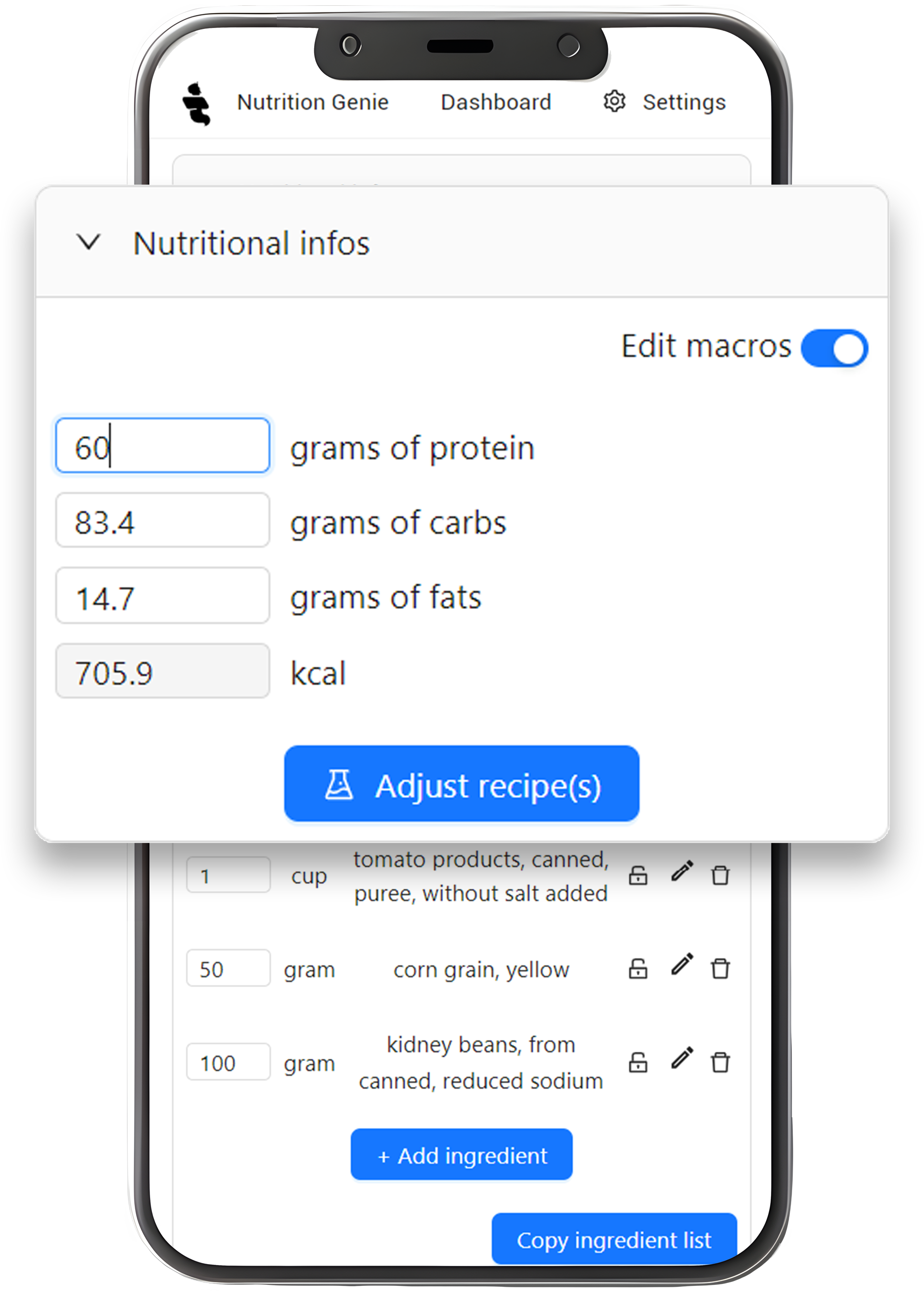 Nutrition Genie Nutrition Genie